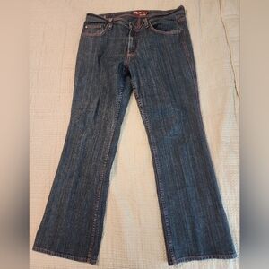 Miss Vigoss Women's Bootcut Pink Stitched Mid-rise Jeans Size 17/18 Western Luxe
